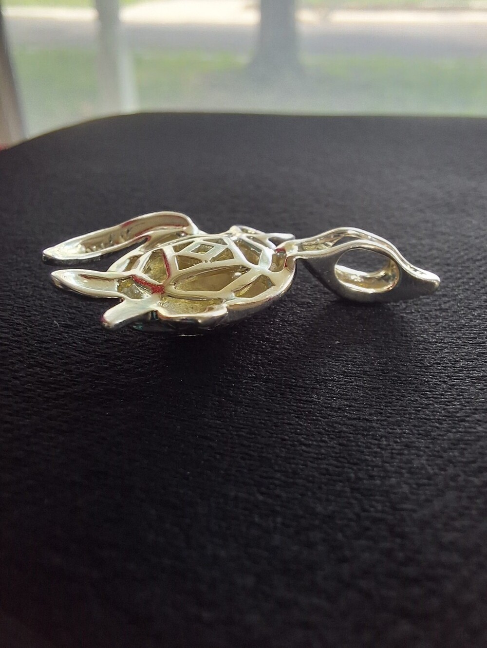 Sterling Silver Sea Turtle Pendant 925 Coastal Tourist Shop Ocean Jewelry - Picture 7 of 8